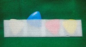 DK-475 4 craies triangulaires pour tailleur |   Craie de tailleur colorée pour accessoires de couture, design simple, quatre couleurs disponibles - Product Image 4