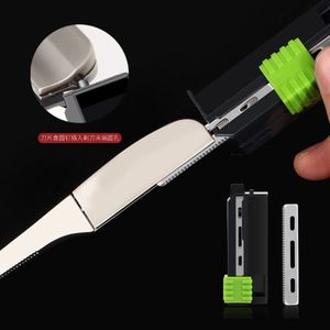 Navaja de Barbero Plegable Profesional con Cuchillas de un Solo Filo Reemplazables para Afeitar el Cuerpo de Hombres - Product Image 5
