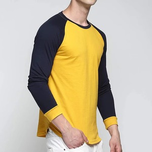 T-shirts OEM vierges pour hommes, à manches longues, anti-humidité, personnalisables avec logo, légers, respirants, pour l'été, vente en gros, sport - Product Image 3