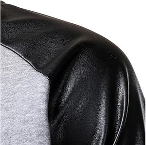 Veste universitaire écologique, corps en polyester recyclé, bordures en coton biologique, matériaux durables, personnalisable. - Product Image 5