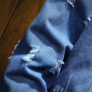 2026 Custom Design Men's Fashion Denim Jeans Solid Pattern Straight Style for Winter Customized Men's Casual Jacket - Product Image 5