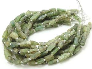 AAMNA GEMS Peridot Vert Clair Cristal Naturel Coupe Rose Forme Carrée Petites Perles de Pierres Précieuses Libres pour Fabrication de Bijoux 8 Pouces (Lot de Troisième Partie) - Product Image 2