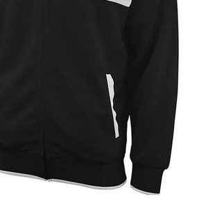 Veste d'entraînement de football professionnelle pour équipe, vêtement léger de fitness zippé, coupe-vent de sport uni - Product Image 5