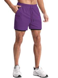 Pantalones Cortos Deportivos Personalizados para Hombre, Calidad de Fábrica, Secado Rápido, Transpirables, Cintura Media, Casuales, para Gimnasio, de Poliéster y Elastano, Cómodos - Product Image 5