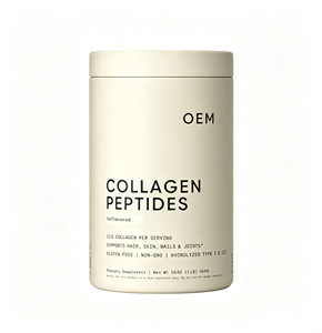 Collagène en peptides non aromatisé OEM ODM, 11 g de protéines, 41 portions, GMP Halal pour marque privée, 454 g - Product Image 1