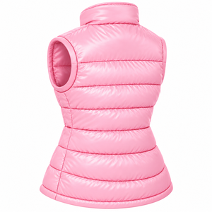 Chaleco Acolchado de Nailon Personalizado para Mujer, Chaqueta sin Mangas, Estilo Moderno, para Invierno - Product Image 6