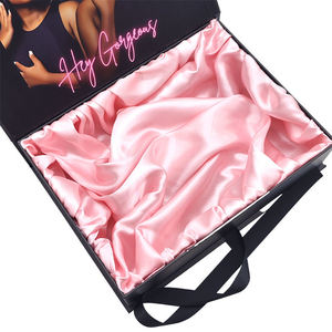 Caja de Empaque Plegable Premium para Extensiones de Cabello con Bolsa, Caja de Lujo para Pelucas con Logotipo Personalizado para Empaque de Cabello y Extensiones - Product Image 1