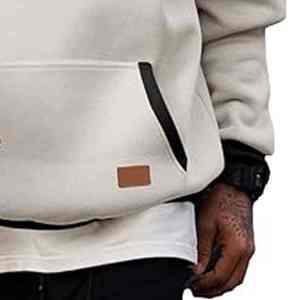 Sudadera con Capucha al por Mayor para Hombre, Sudaderas Casuales de Color Sólido, Sudadera con Capucha para Hombre, Transpirable, con Logotipo Personalizado - Product Image 3