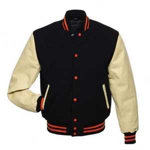 OEM ODM Custom Winter <b>Canvas</b> Baseball Jacket for Men with Embroidery <b>Covered</b> Button Closure V-neck Collar Customized Material - Product Image 5