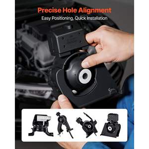 Kit de remplacement de supports moteur et de transmission compatibles pour Toyota Corolla 1.8L L4 (2009-2013) – Ensemble de 4 supports sécurisés, qualité OE # - Product Image 6