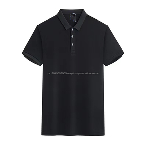 Nouveaux polos pour hommes à manches courtes, coupe ajustée, grande taille, polos de golf - Product Image 2