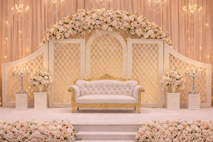 Elegantes Paneles Metálicos con Corte Láser y Patrón Marroquí Moderno, Paneles Decorativos Mughal Árabes para Decoración de Escenarios de Boda en Australia - Product Image 2