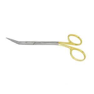 Ciseaux chirurgicaux manuels en acier inoxydable allemand de qualité supérieure, 7 pouces, certifiés CE, lames à insertion TC durables pour une coupe de précision, usage médical - Product Image 1
