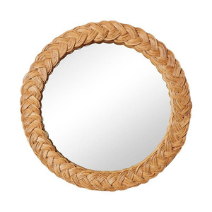 Adorno de Pared Colgante de Mimbre Estilo Bohemio, Diseño Floral, Decoración para Dormitorio, Hecho en Vietnam, Varios Elementos - Product Image 2