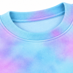 Sweat-shirt Tie Dye Unisexe en Coton Polaire à Épaules Tombantes Personnalisable – Fabricant et Fournisseur de Vêtements Streetwear en Gros - Product Image 4