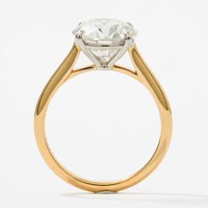 Anillo de Compromiso Solitario de Diamante Cultivado en Laboratorio de 0.72 Quilates, Corte F VS1, Oro Blanco de 14K, Certificado IGI, Clásico de Lujo para Novia - Product Image 4