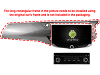 10,88 "Bildschirm mit mobilem Halter für Citroen C3 DS3 C5 2009-2017 Multimedia Stereo GPS CarPlay Player