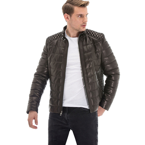 Soft Durable Material Comfortable Fit Casual Men <b>Leather</b> <b>Jacket</b> Custom Genuine <b>Leather</b> <b>Biker</b> <b>Jacket</b> Premium Motorcycle Outerwear - Product Image 1