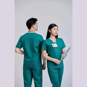 Uniforme antimicrobiano, resistente a fluidos y transpirable para entornos sanitarios. Protección contra riesgos biológicos. - Product Image 6