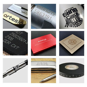 Fabricant professionnel promotionnel Logo en métal de bureau 20w 30w Dispositif rotatif de machine de marquage laser à fibre pour bijoux - Product Image 5