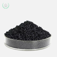 Granulés de charbon actif de coque de noix de coco de qualité supérieure 2-4 mm, adsorbant de qualité industrielle pour le traitement de l'eau potable et la purification de l'air