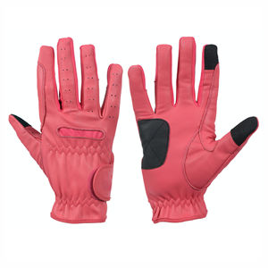 Gants d'équitation de luxe personnalisés de haute qualité avec logo, en cuir respirant de première qualité (faux/véritable/PU) pour l'équitation - Product Image 1