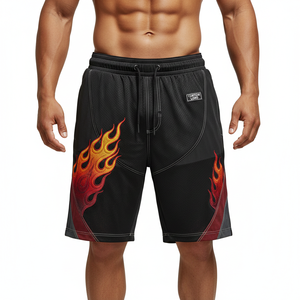 Pantalones Cortos de Malla de Doble Capa de Alta Calidad con Logotipo Personalizado para Natación y Baloncesto, Sublimados, de Poliéster, 2026 - Product Image 1