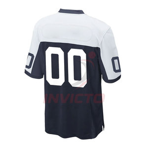 เสื้อฟุตบอลอเมริกันแบบ OEM ODM ผลิตตามสั่ง พร้อมงานปักและงานพิมพ์ - Product Image 2