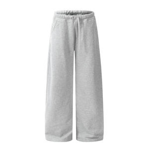 RELEVO INDUSTRIES 2026 Cotton French Terry <b>Skinny</b> <b>Fit</b> Winter Track Pants Elastic Waistband Stacked Sweatpants Pocket Men's Pants - Product Image 1