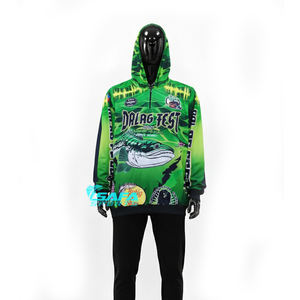 Sweat à capuche de pêche personnalisé UPF50+ respirant à séchage rapide, chemise de pêche par sublimation pour hommes et femmes, fournisseur OEM en gros - Product Image 6