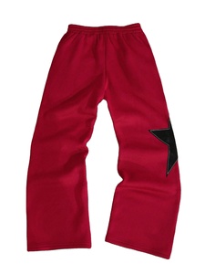 Pantalon en molleton de polyester/coton brodé à taille élastique personnalisable Style urbain Coupe sur mesure pour homme - Product Image 4