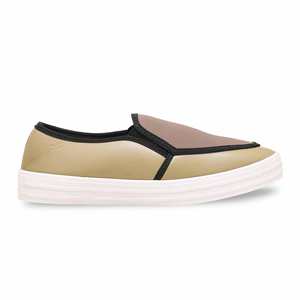 WN6157 Baskets décontractées style basket-ball couleur olive - Product Image 4