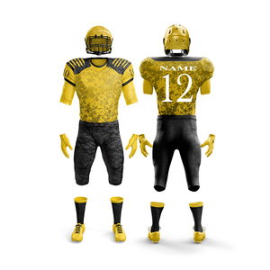 Uniforme de Fútbol Americano de Alta Calidad y Bajo Precio Hecho de 100% Poliéster - Product Image 4
