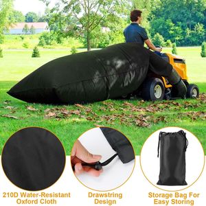 Borsa resistente da 54 piedi cubici per trattore da giardino facile da raccogliere rapidamente apertura da 112 pollici per 2 sacchi - Product Image 4