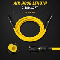 Gonfleur-dégonfleur de pneus numérique 4x4 MAISOON MS-QIT02D, manomètre haute précision et double tuyau d'air, garantie de 12 mois
