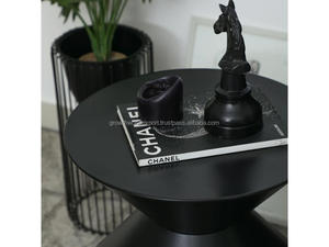 Mesa de Centro Moderna y Compacta de Madera de Mango con Estantes, Mesa Auxiliar Multiusos para Sala de Estar - Product Image 5