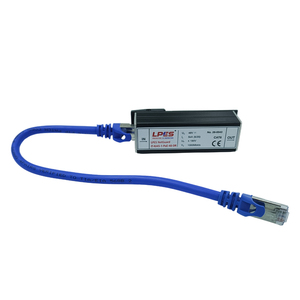 RJ45 Ethernet 100Mbps Surge Protector 24V PoE Inline LAN Lightning Protection Network Data Line Interface Module - Product Image 3