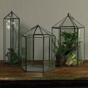 Terrarium géométrique, verre suspendu de grande taille - Product Image 4