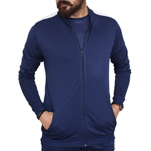 Conjunto Deportivo Unisex Navy Pro, Elegante, Azul Marino, Invernal, Sólido, Chaqueta con Cierre y Pantalones Jogger Cómodos y Funcionales - Product Image 3