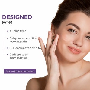 Sérum pour le visage à la peau de citron et à la réglisse, enrichi en extrait de peau de citron, extrait de réglisse, niacinamide, vitamine E - Product Image 2