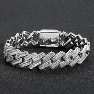 Collar de Cadena con Diamantes Engastados Personalizado, el Más Vendido, con Acabado Premium para Eventos de Moda Urbana y Estilo de Celebridades - Product Image 2