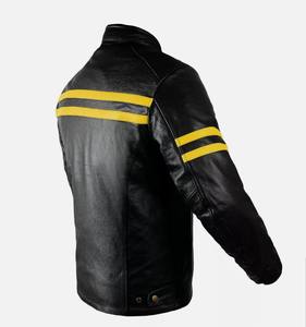 แจ็คเก็ตหนังคุณภาพพรีเมียมสุดฮิตสำหรับผู้ชาย สไตล์เท่ห์ ผลิตจากหนังแท้ 100% แจ็คเก็ตหนังนุ่มสำหรับผู้ชาย รุ่นปี 2025 - Product Image 3