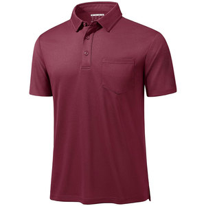Men's Light <b>Blue</b> Short Sleeve Pique <b>Polo</b> <b>Shirt</b> With Chest Pocket Casual Fit Regular Length 100% Cotton Breathable Woven Fabric - Product Image 6