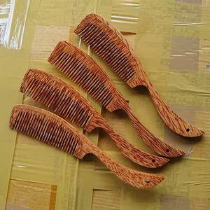 High Quality Coconut Wood <b>Comb</b> Vietnam Eco Friendly Handmade Wooden <b>Hair</b> <b>Comb</b> Bulk Factory Supply Export Market - Product Image 1