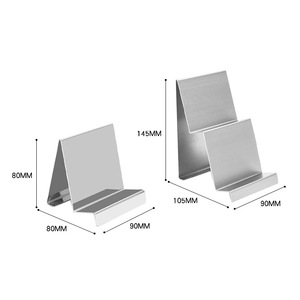 Luxury <b>Mirror</b> Stainless Steel Handbag Display Stand L-Shaped <b>Tabletop</b> Purse Holder Rack for fashion shop store - Product Image 4