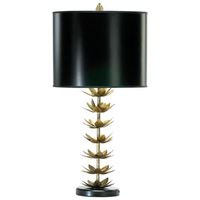 Lampe de table en métal style bohème vintage, design antique, palmier, contemporaine, écologique, pour salon, décoration intérieure.