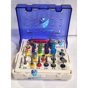 Kit d'expansion osseuse pour implants dentaires, ensemble d'instruments chirurgicaux en acier inoxydable, système de clé à cliquet manuelle avec embout, poignée ergonomique - Product Image 1