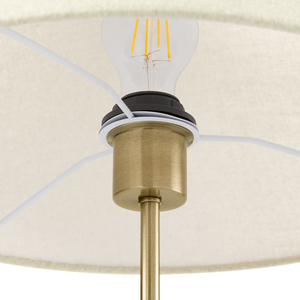 Mid Century Modern Metal <b>Table</b> <b>Lamp</b> 24.5 Inch Height 15.75 Inch Diameter Brass Finish <b>Base</b> E26 Socket Decorative Lighting <b>Lamp</b> - Product Image 4