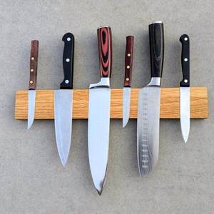 Handmade Wooden Magnetic <b>Knife</b> Holder for Wall – Smooth Finish Kitchen <b>Knife</b> Rack - Product Image 2
