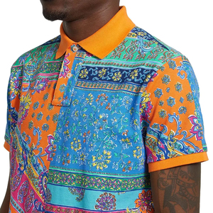 Multi Color Men Sublimation Polo <b>Shirts</b> Polo <b>T</b>-<b>Shirt</b> Solid Turn <b>Collar</b> Cotton Polyester Fabric Sublimation Polo <b>Shirt</b> For Men - Product Image 5